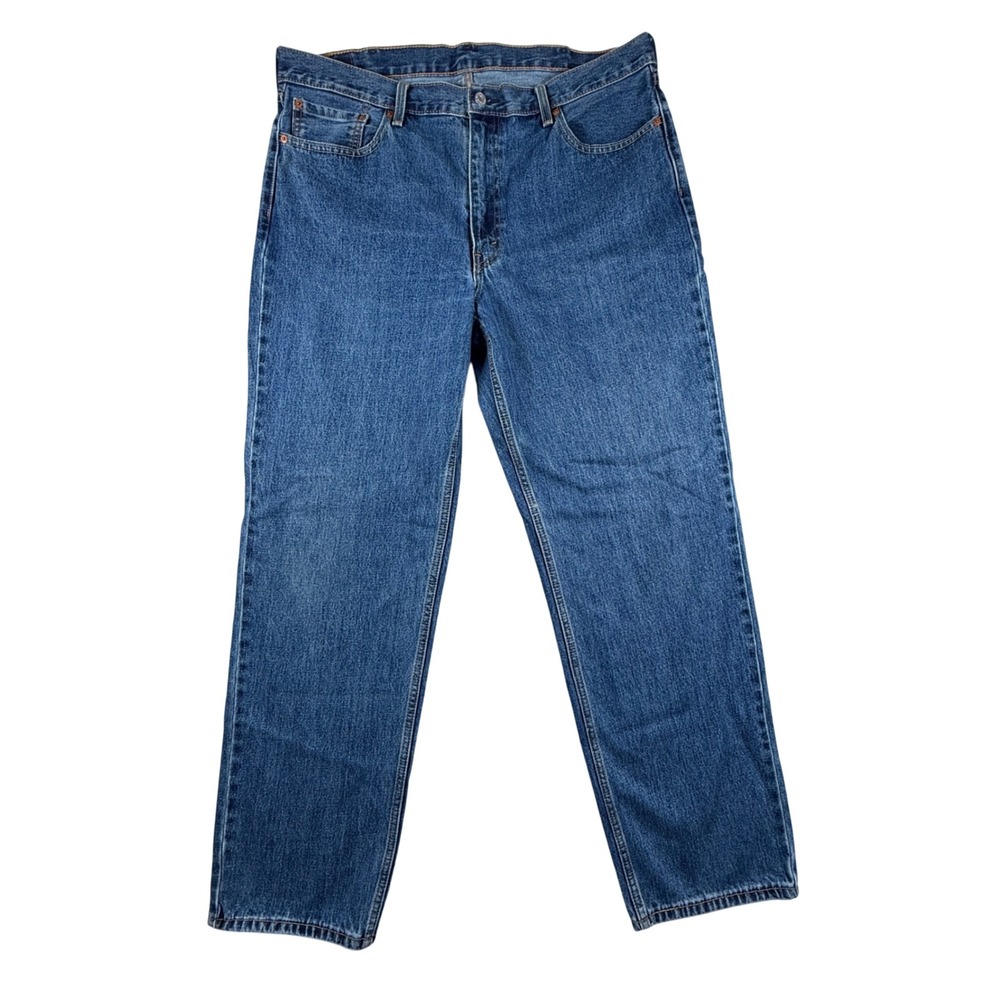 Levis 550 Relaxed Fit Jeans Mens 40x34 Blue Denim Tapered Leg Medium Wash